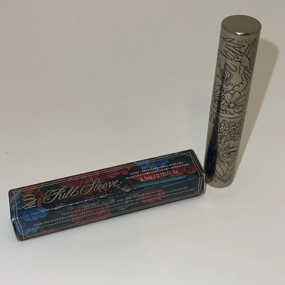 Kat Von D KVD Full Sleeve Long Defining Tubing Mascara Mini NIB Ink Black 10‎